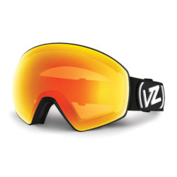 Men's Von Zipper Goggles - Von Zipper Jetpack Goggles. Black Satin - Fire Chrome